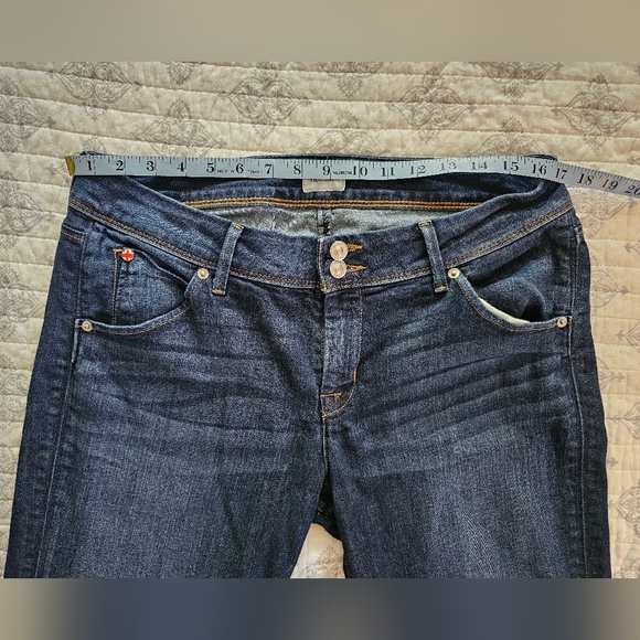 $ 38 HUDSON dark blue jeans size 32 - Picture 2 of 4